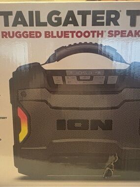 ION Tailgater TD Rugged Bluetooth Speaker NEW